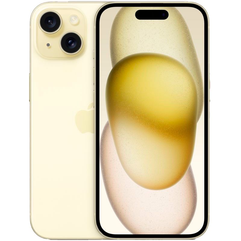 Apple iPhone 15 nano SIM+nano SIM 128GB, желтый— фото №0