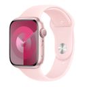 Apple Watch Series 9 + Cellular  (корпус - розовый, 41mm ремешок Sport Band розовый, размер M/L)— фото №0
