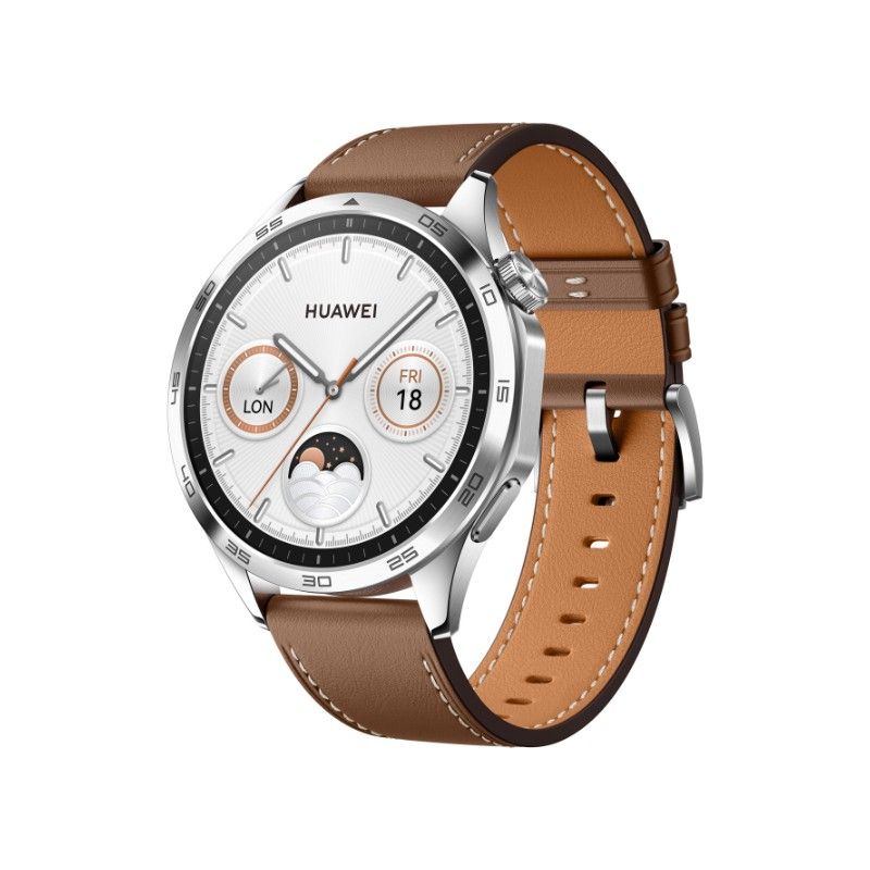 Huawei Watch GT4 46mm, серебристый— фото №0