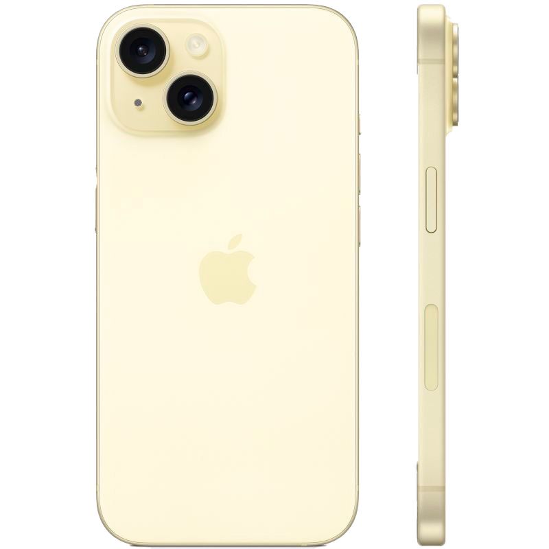 Apple iPhone 15 nano SIM+nano SIM 128GB, желтый— фото №1