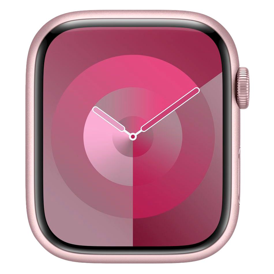 Apple Watch Series 9 + Cellular  (корпус - розовый, 41mm ремешок Sport Band розовый, размер M/L)— фото №1