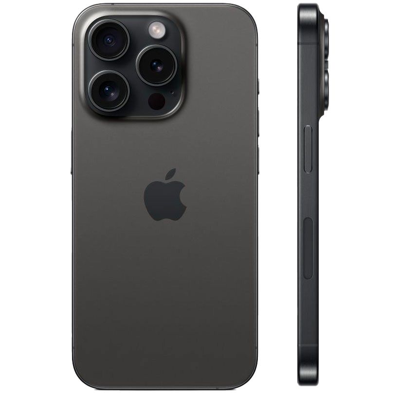 Apple iPhone 15 Pro nano SIM+eSIM 256GB, черный титан— фото №1