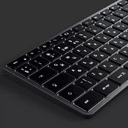 Клавиатура Satechi Slim X3 Bluetooth Backlit Keyboard, серый космос— фото №4