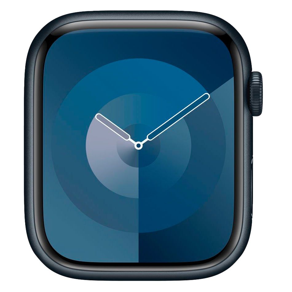 Apple Watch Series 9  (корпус - темная ночь, 41mm ремешок Sport Band темная ночь, размер M/L)— фото №1