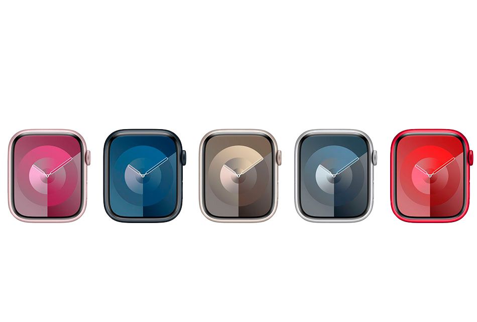 Apple Watch Series 9  (корпус - сияющая звезда, 45mm ремешок Sport Band сияющая звезда, размер S/M)— фото №3