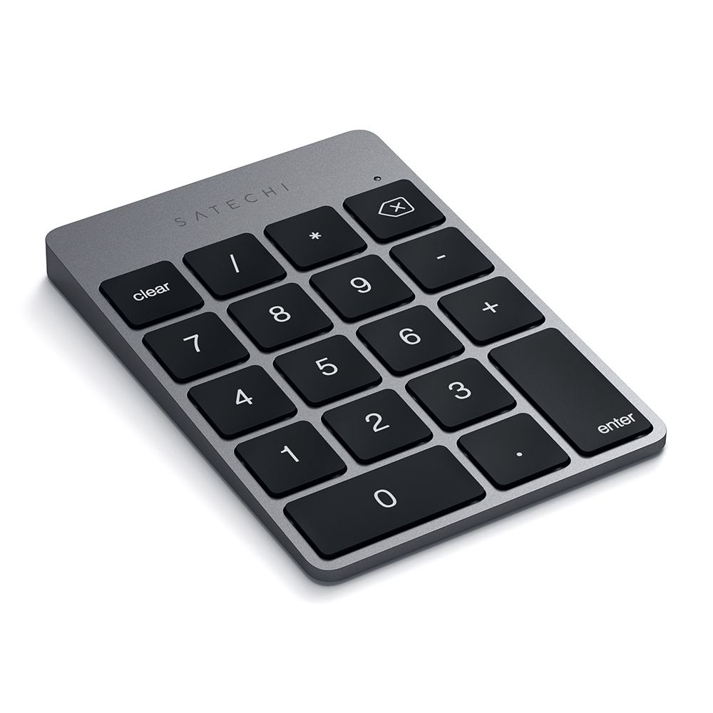 Кейпад беспроводная Satechi Aluminum Slim Keypad Numpad, серый космос— фото №0